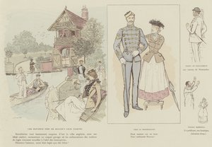 Ilustração para a vida de Londres por Marte de Maurice Charles Mathieu Bonvoisin