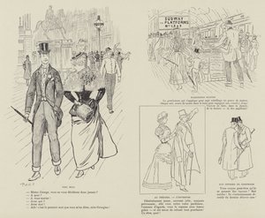 Ilustração para a vida de Londres por Marte de Maurice Charles Mathieu Bonvoisin