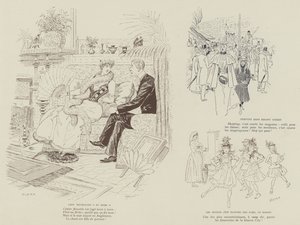 Ilustração para a vida de Londres por Marte de Maurice Charles Mathieu Bonvoisin