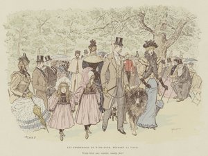 Ilustração para a vida de Londres por Marte de Maurice Charles Mathieu Bonvoisin