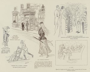 Ilustração para a vida de Londres por Marte de Maurice Charles Mathieu Bonvoisin