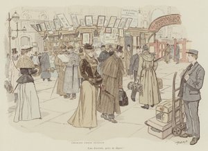 Ilustração para a vida de Londres por Marte de Maurice Charles Mathieu Bonvoisin