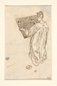 Les camelots de la Pensee, ilustração, p. 57 (versão reduzida) de Maurice Delcourt