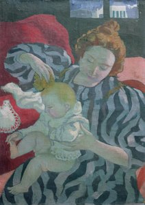 Uma mãe lavando seu filho, 1895 de Maurice Denis