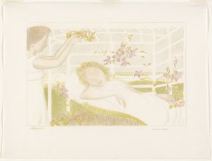 Alegoria, prato um de Amor de Maurice Denis