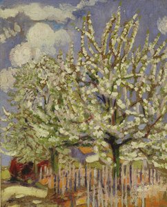Blossoming Trees, 1908 (painel) de Maurice Denis
