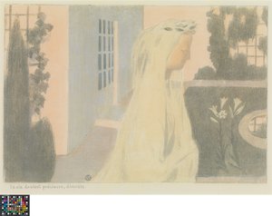 Francês: La vie devient précieuse, discrète
Neerlandês: La vie devient précieuse, discrète, uit de reeks Amour de Maurice Denis