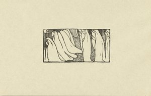 Ilustração para poema da colecção de poesia Sagesse de Paul Verlaine
Essaie de bois gravé pour Sagesse
L