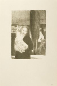 Maternite au cypres (Mãe e Filho Sob um Cipreste) de Maurice Denis