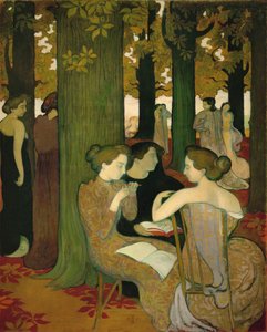Musas ... (pintura sobre tela) de Maurice Denis