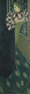 Retrato de Madame Ranson em verde, 1893 de Maurice Denis