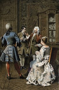 Chez monsieur de G. M. - in "Histoire de Manon Lescaut et du chevalier Des Grieux" de L