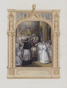 Confirmação (aquatint) de Maurice Leloir