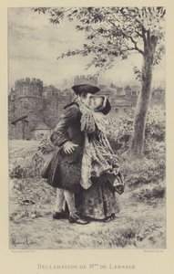 Declaração de Madame de Larnage (gravura) de Maurice Leloir
