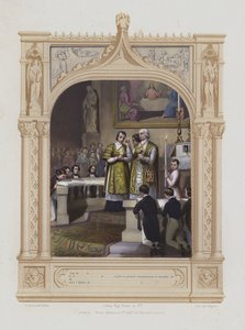 Primeira Comunhão (aquatint) de Maurice Leloir