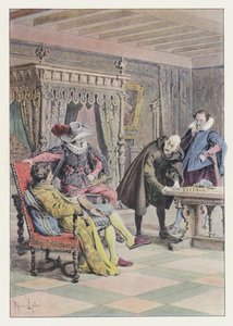 Ilustração para Gil Blas (cor litho) de Maurice Leloir
