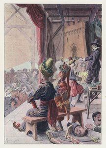 Ilustração para Gil Blas (cor litho) de Maurice Leloir