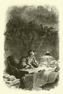 Ilustração para Os Três Mosqueteiros (gravura) de Maurice Leloir