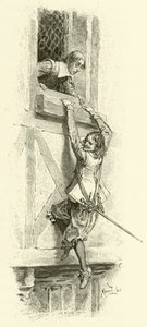 Ilustração para Os Três Mosqueteiros (gravura) de Maurice Leloir