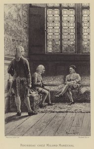Rousseau visitando Georgel Keith de Maurice Leloir