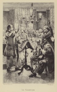 O charivari (gravura) de Maurice Leloir