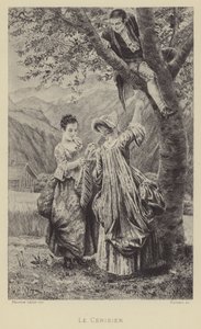 A cerejeira (gravura) de Maurice Leloir
