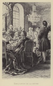 A explicação do lema (gravura) de Maurice Leloir