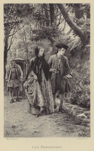 Os periwinkles (gravura) de Maurice Leloir