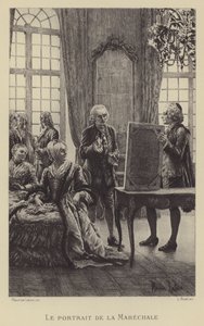 O retrato do Marechale (gravura) de Maurice Leloir