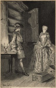 a descoberta do vôo - em "Histoire de Manon Lescaut et du chevalier Des Grieux" de L