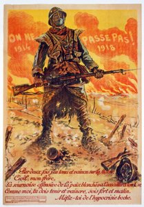 Nós não passamos, 1914-1918, imprimimos Paris, c.1918