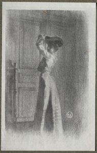 Mulher na moda de Maurice Louis Henri Newmont