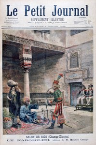 "The Narguileh", Egipto, 1896 de Maurice Orange