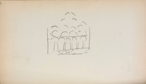 Caderno de desenho italiano: São Marcos (página 186) de Maurice Prendergast