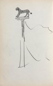 Caderno de esboços italiano: Leão de São Marcos () (página 39) de Maurice Prendergast