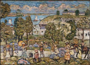 Paisagem perto de Nahant de Maurice Prendergast