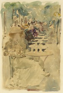 Café ao ar livre de Maurice Prendergast
