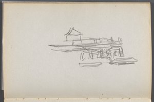 Sketchbook, The Dells, N° 127, página 060: Doca de Maurice Prendergast
