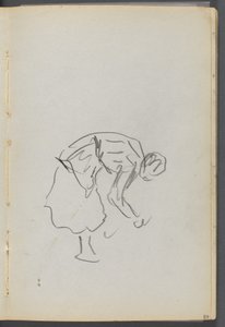 Sketchbook, The Dells, N° 127, página 089: Figura curvada de Maurice Prendergast