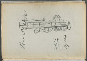 Sketchbook, The Dells, N° 127, página 186: Doca de Maurice Prendergast