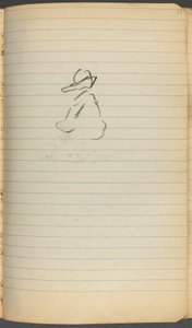 Sketchbook, página 068: Figura de Maurice Prendergast