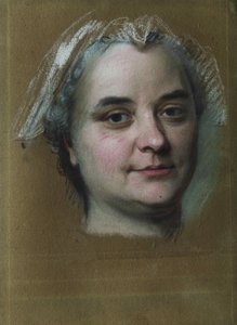 Retrato de Madame Pèlerin. de Maurice Quentin de La Tour