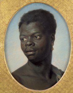Retrato de um preto jovem, c.1751 (pastel sobre papel)