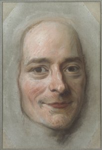 Retrato de François Marie Arouet de Voltaire (1694-1778), de La Tour, Maurice Quentin de (1704-1788). Pastel sobre papel. Tamanho : 26,5x18 cm. Nationalmuseum Estocolmo de Maurice Quentin de La Tour