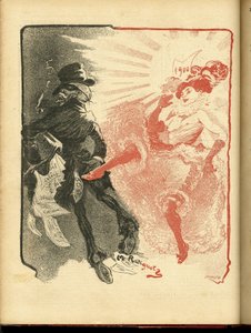 Ilustração de Maurice Radiguet (1866-1941) em Le Rire de Maurice Radiguet