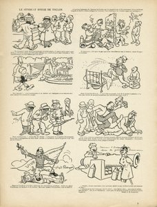 Ilustração de Maurice Radiguet (1866-1941) em Le Rire, 21/12/12 - Le syndicrouge de Toulon - Syndicalisme, Toulon de Maurice Radiguet