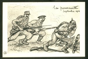 Cartão Postal, Satirical em P&B de Maurice Radiguet