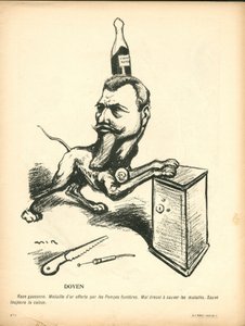 A Placa de Manteiga, Satirical em Cores de Maurice Radiguet