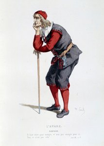 Figurino do personagem Harpagon na peça "L