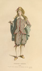 Fato para o papel de Lubin, c.1868 (gravura) de Maurice Sand